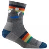 Darn Tough - Kid's Sunset Ridge Jr. Micro Crew Light Cushion - Chaussettes De Randonnée -Chaussures D'extérieur Boutique darn tough kids sunset ridge jr micro crew light cushion chaussettes de randonnee