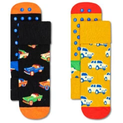 Happy Socks - Kid's Car Anti-Slip - Chaussettes Multifonctions