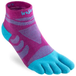 Injinji - Women's Run Technical Mini-Crew - Chaussettes De Running -Chaussures D'extérieur Boutique injinji womens run technical mini crew chaussettes de running 2