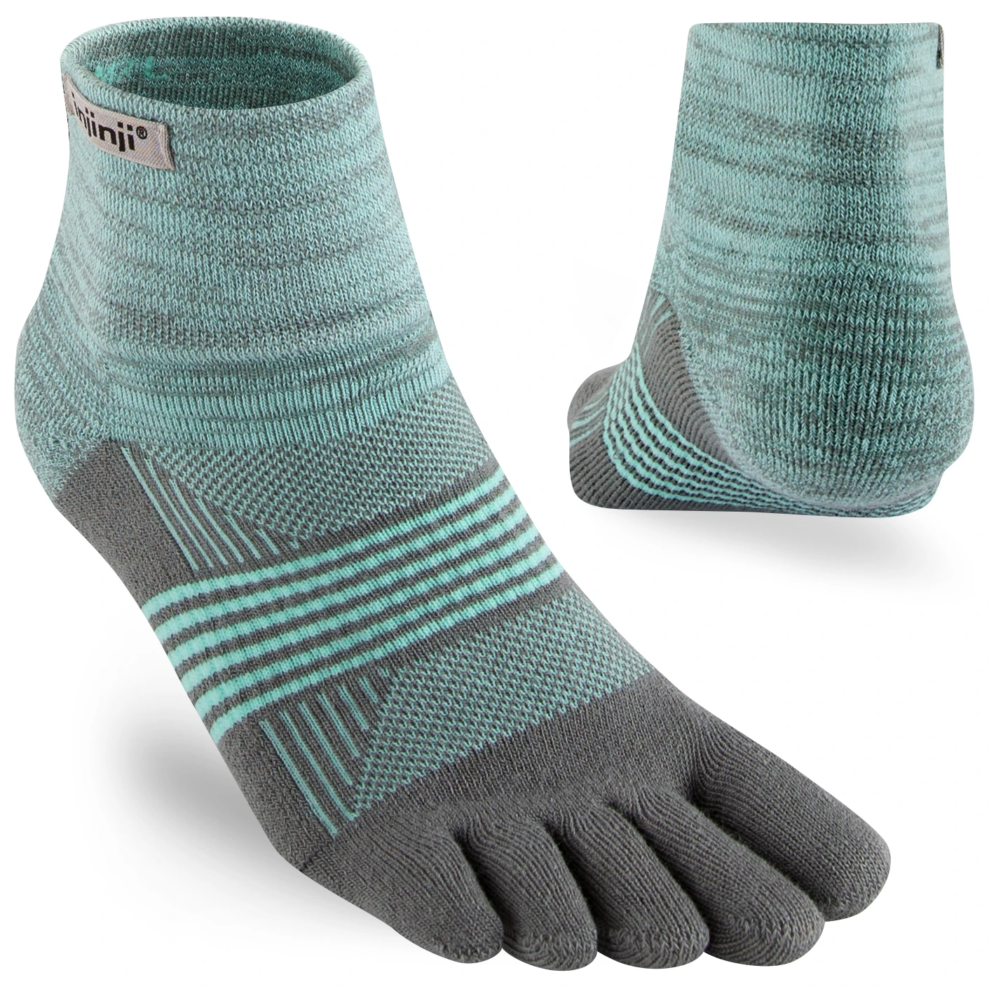 Injinji - Women's Trail Midweight Mini Crew - Chaussettes De Randonnée 4 Injinji - Women's Trail Midweight Mini Crew - Chaussettes De Randonnée – Image 2